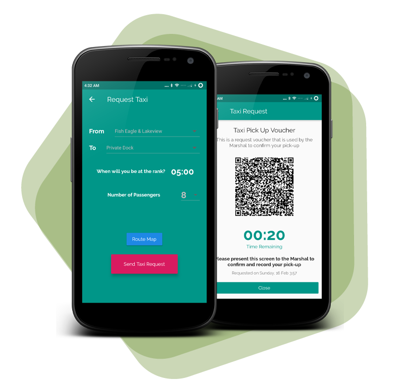 AftaRobot mobile app interface showing commuter features and capabilities